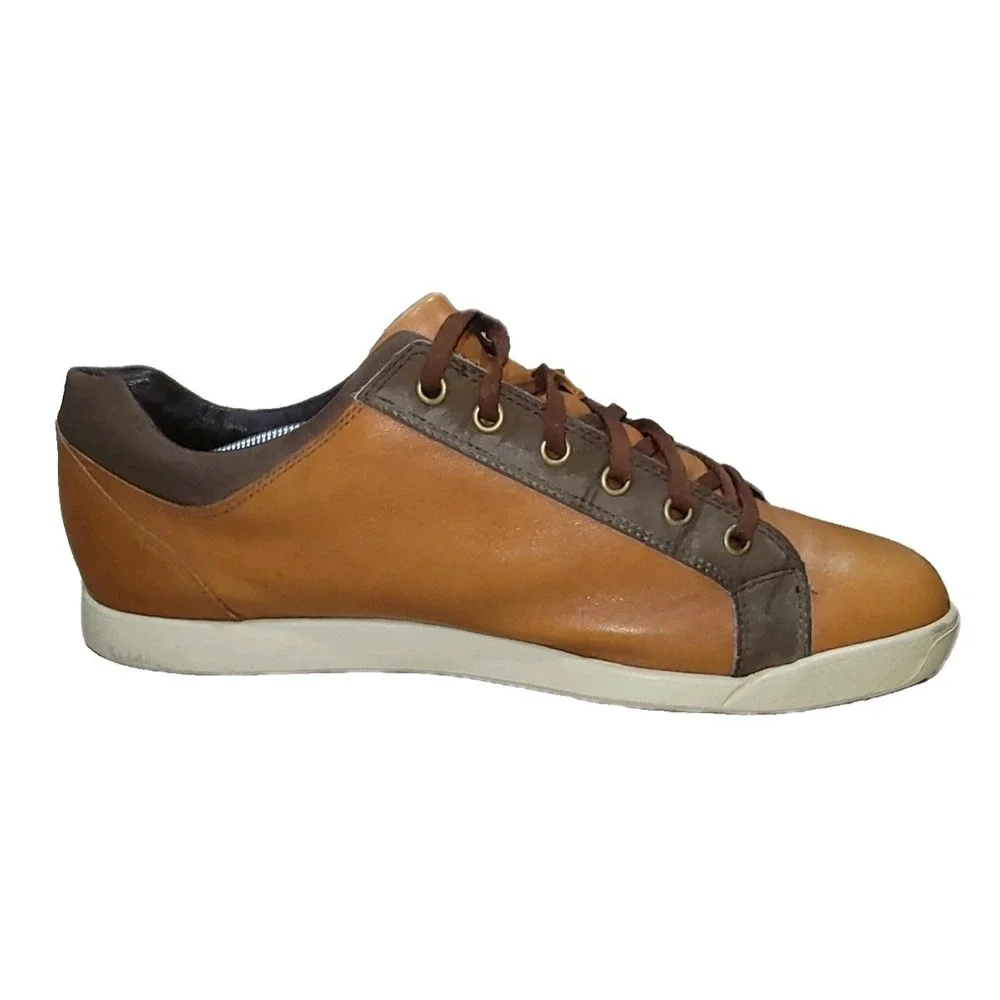 Footjoy FJ Contour Casual Men's Golf Shoes Size 11 Brown Leather Spikeless 54212